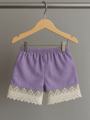 Lace Trim Play Shorts