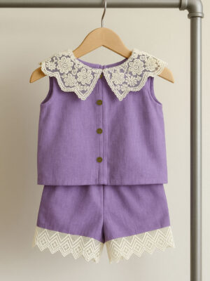 Lace Collar Chic Co-ord