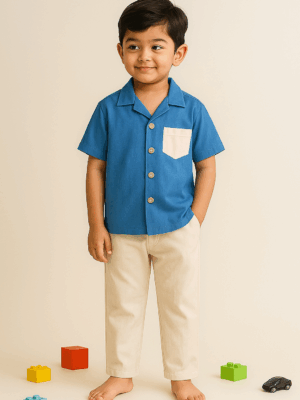 Pebble pocket shirt & pants